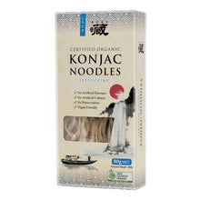 Load image into Gallery viewer, KURA Organic Konjac Noodles Fettuccine 80g