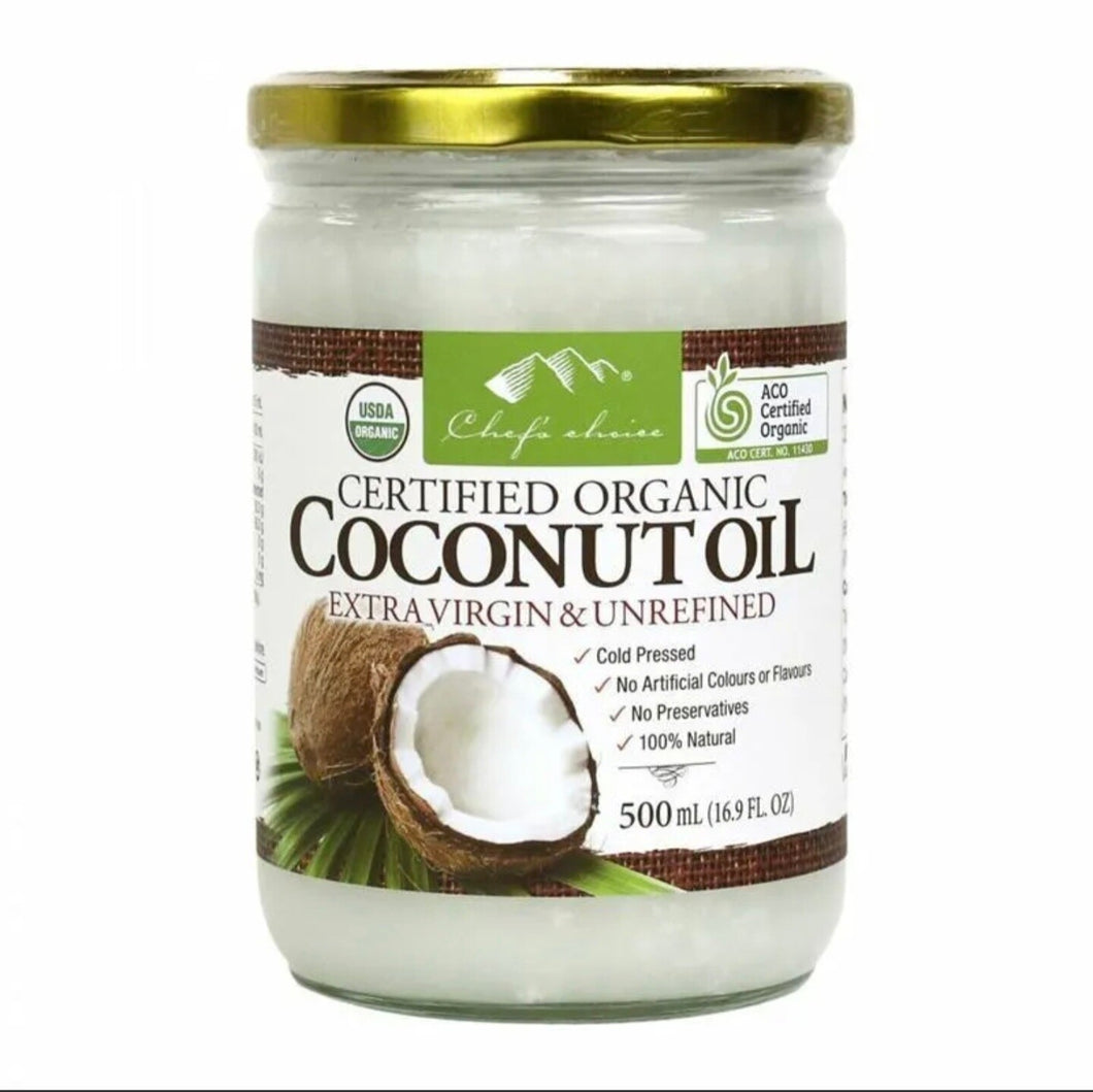 Org Coconut Oil Extra Virgin & Unrefined