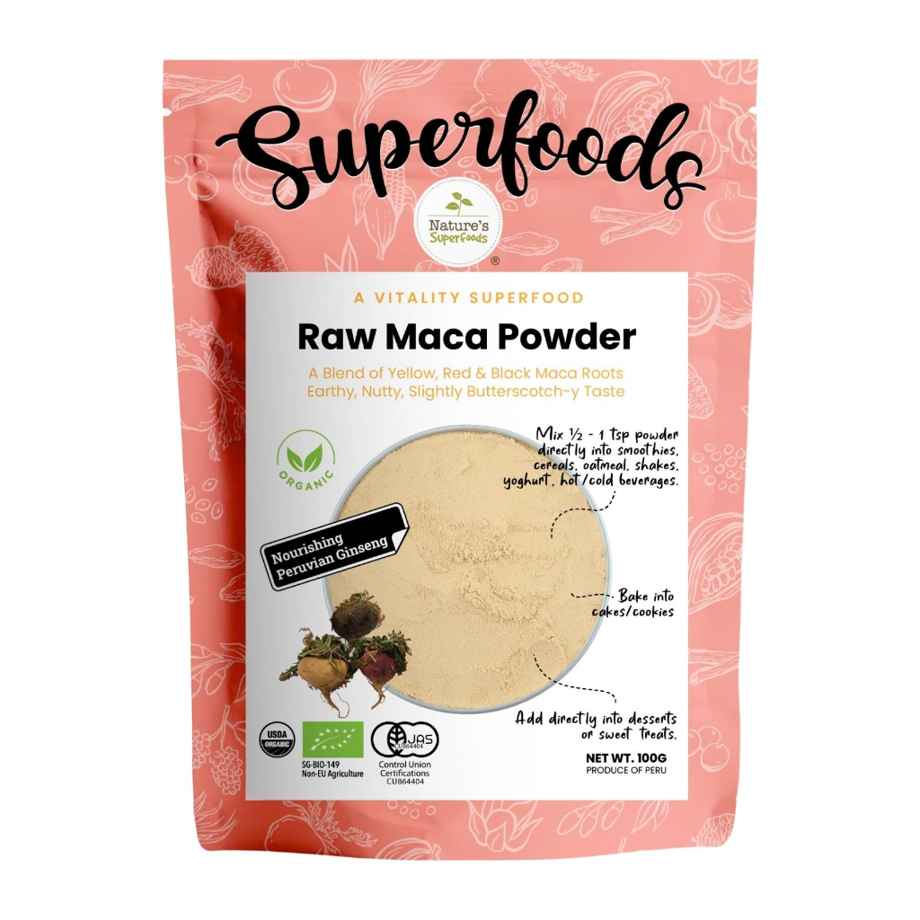 Raw organic maca root powder on sale