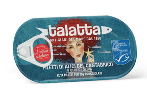Fillets of Anchovy in Olive Oil 48g