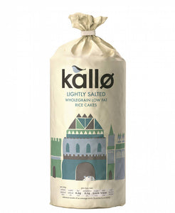 KALLO - Lightly Salted Low Fat Rice Cake 130g