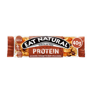 Eat Natural Peanuts, Orange & Dark Chocolate Protein Bars 40g
