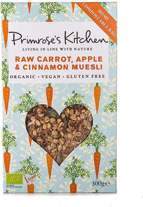Primrose's Kitchen Organic Raw Carrot, Apple And Cinnamon Muesli 300 g