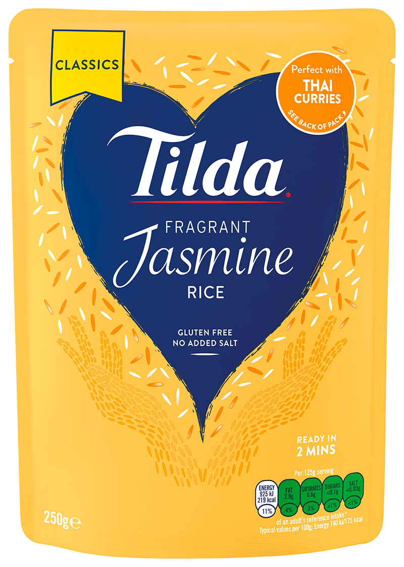 Tilda steamed jasmine rice 250g – Good Food Maldives