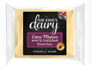 Kings Dairy Extra Mature White Cheddar 200g