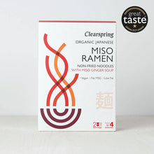 Load image into Gallery viewer, Organic Japanese Miso Ramen Noodles with Ginger Soup - 2 x 105g
