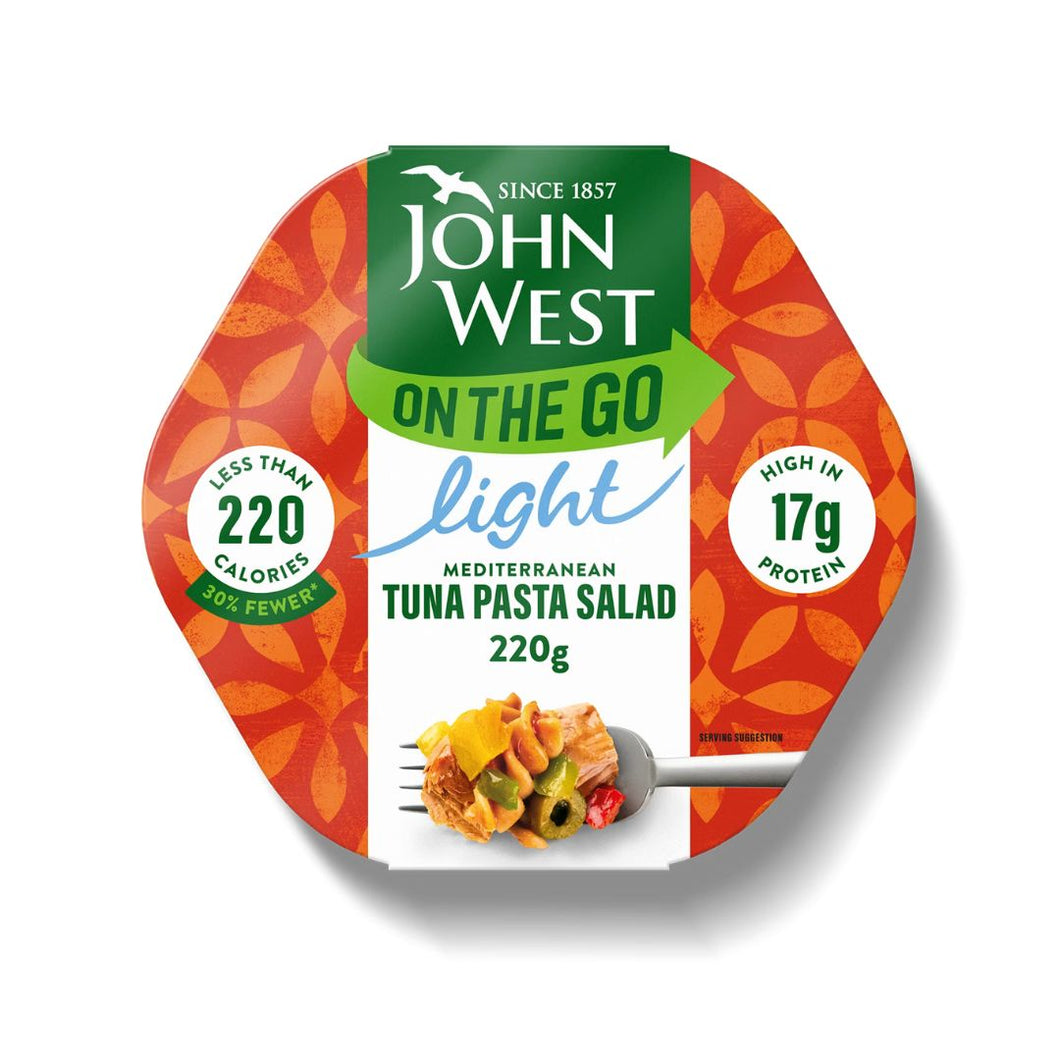 John West Light Mediterranean Tuna Pasta Salad 220g