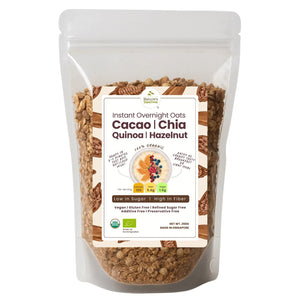 Instant Overnight Oats - Cacao Chia Quinoa Hazelnut 250g