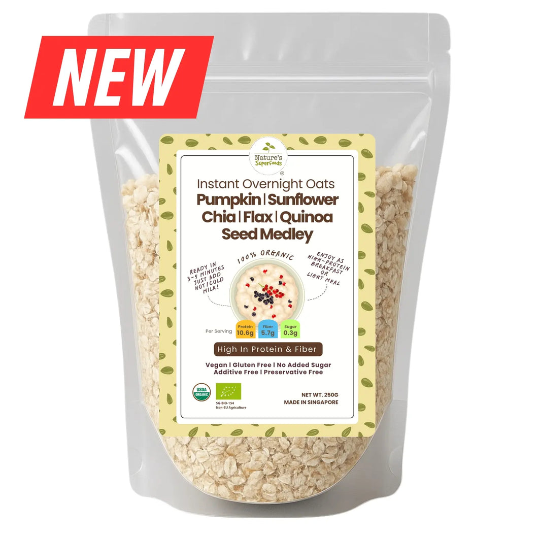 Organic Instant Overnight Oats - Seed Medley 250g