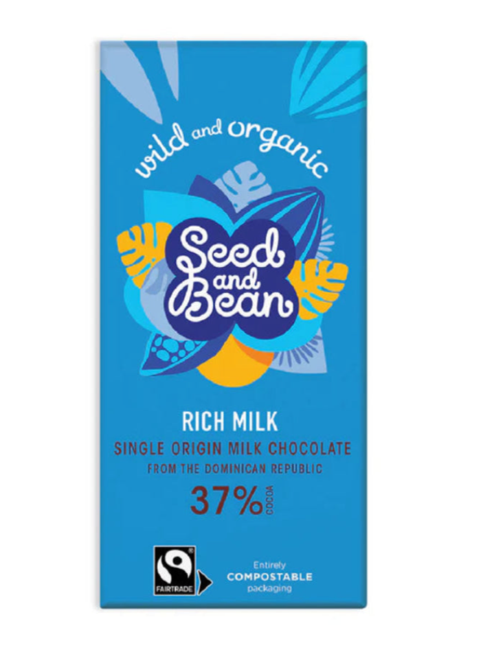 Seed & Bean Organic Milk Chocolate (37% Cocao)