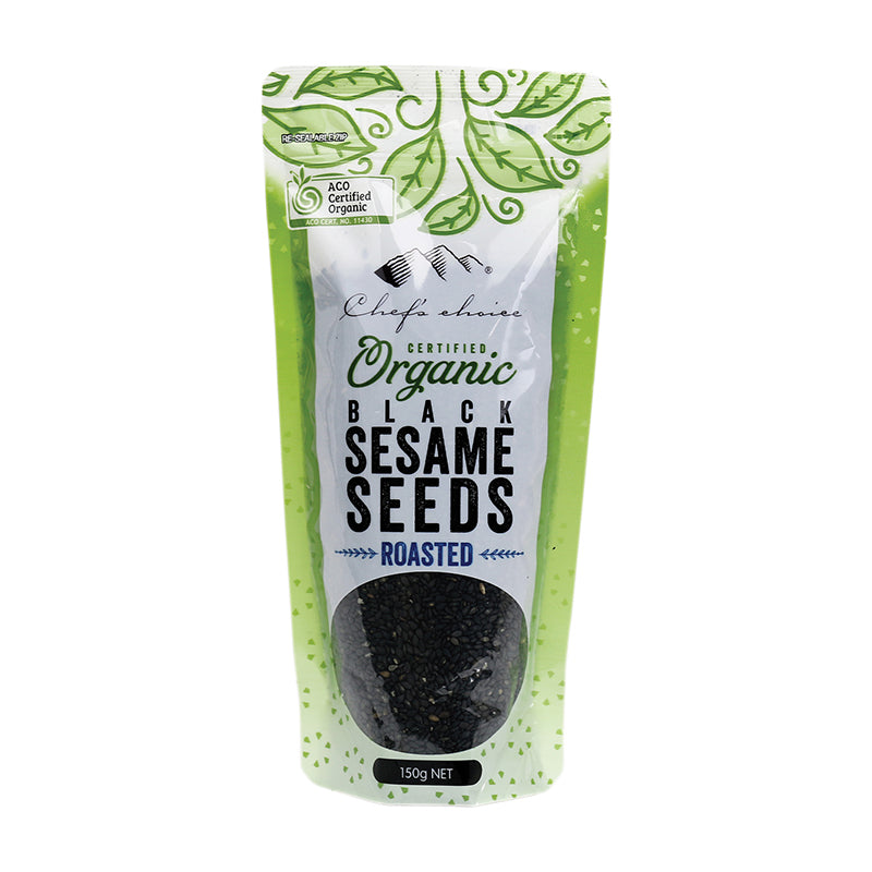 Organic Black Sesame Seeds - Roasted 150g