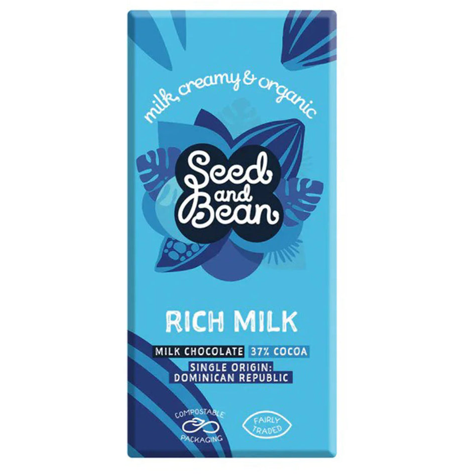 Seed & Bean Organic Milk Chocolate (37% Cocao)