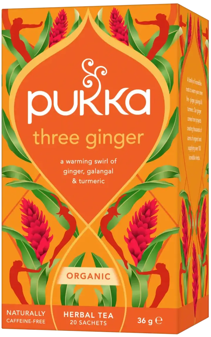 Pukka Three Ginger Organic Tea - 20bags
