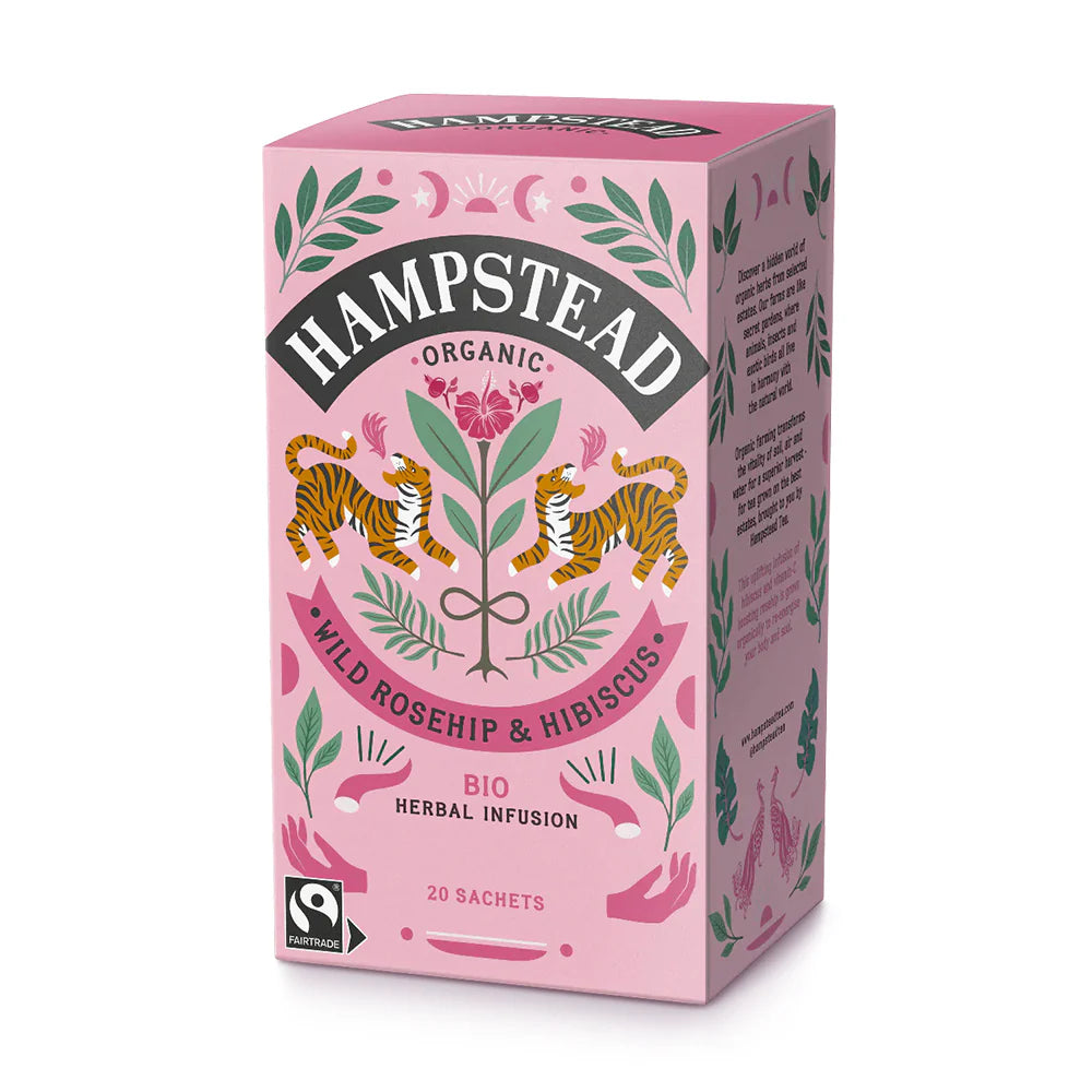 Hampstead Organic Rosehip Hibiscus 20 Teabags