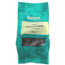 Organic Cranberries 125g