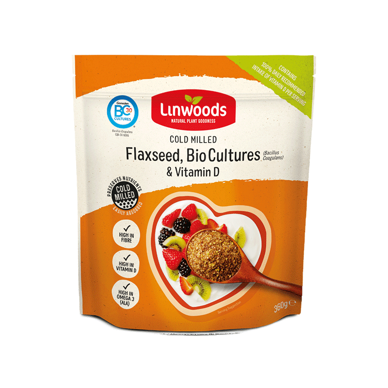 Linwoods Flaxseed with Probiotic & Vitamin D 360g
