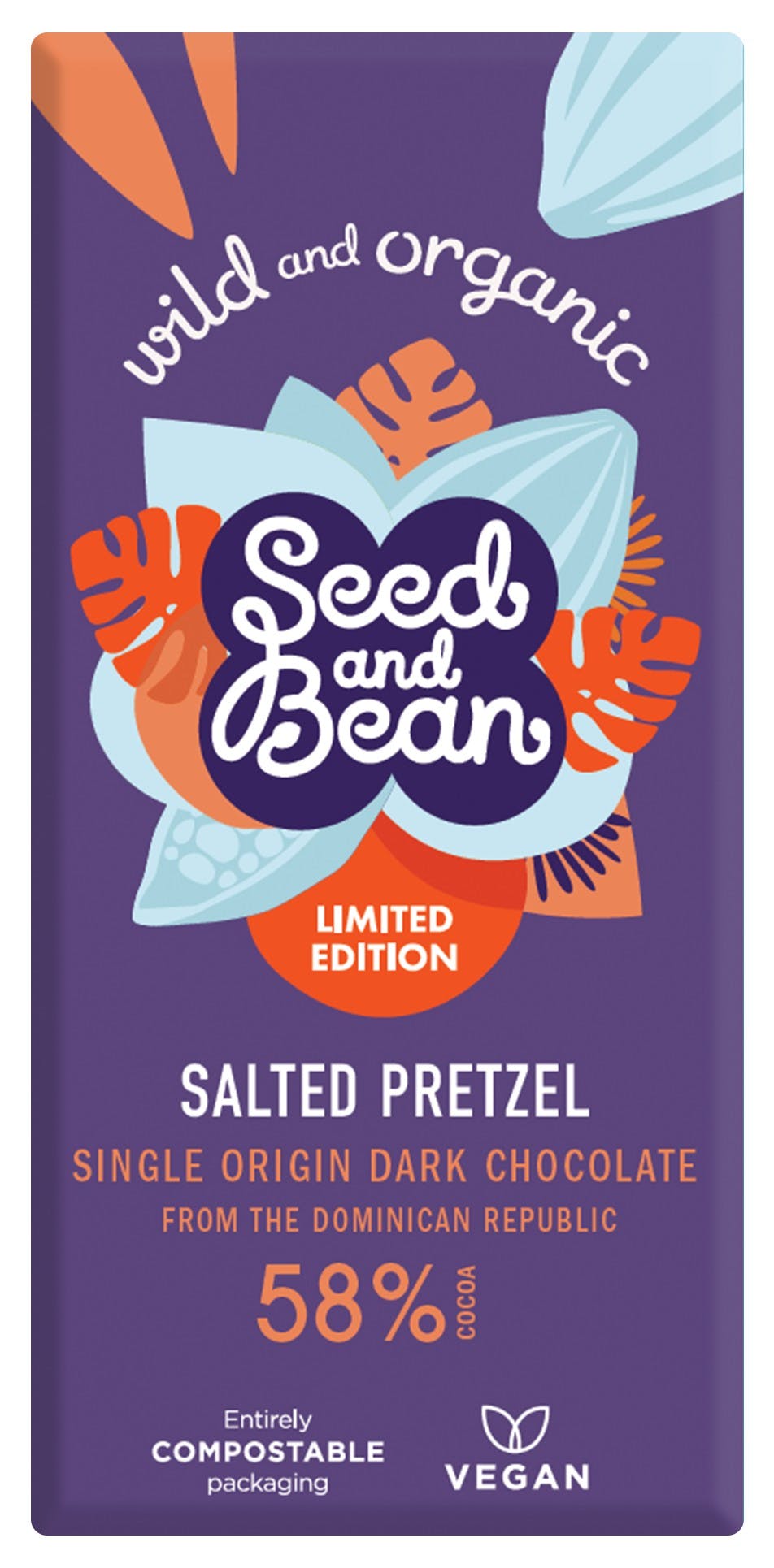 Organic 58% Dark Chocolate Salted Pretzel