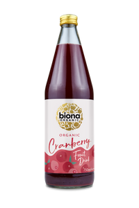 Organic Cranberry Fruit Drink - No Added Sugar