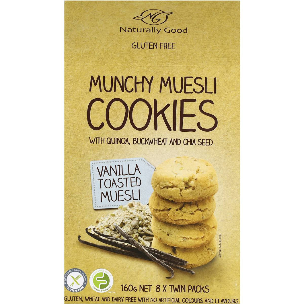 Munchy Muesli Cookies - Vanilla Toasted