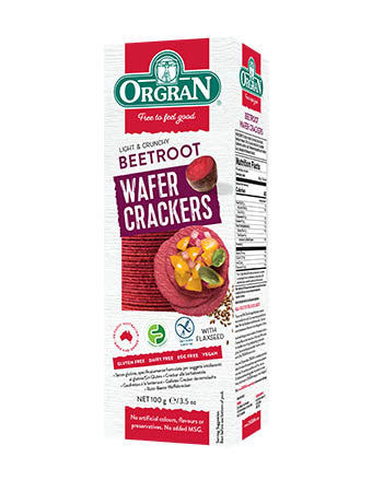 Beetroot Wafer Crackers