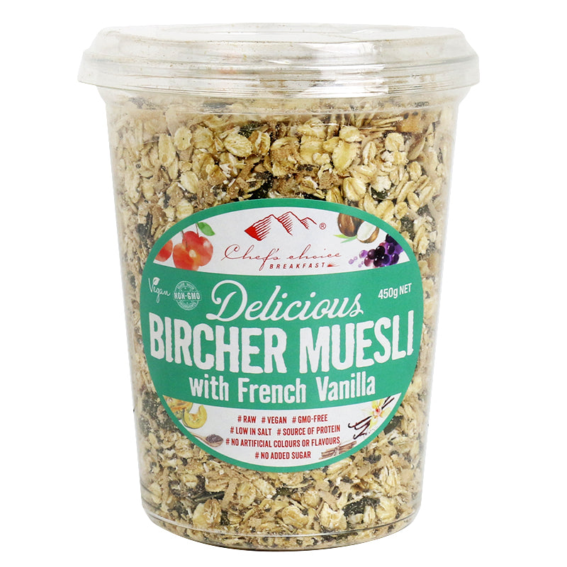 Delicious Bircher Muesli with French Vanilla 500g