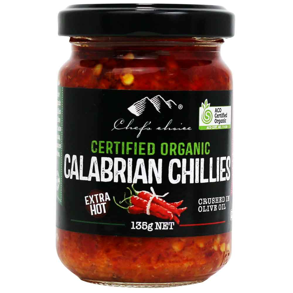Calabrian Crushed Chillies in Olive Oil - EXTRA Hot