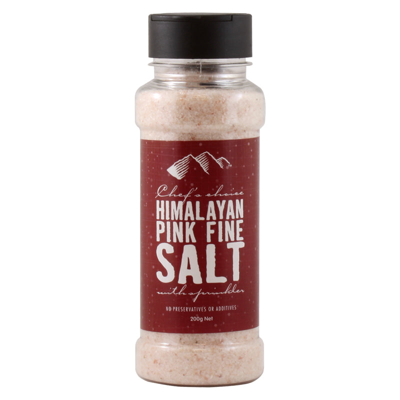 Pink Fine Salt with Sprinkler – Himalayan Salt – 200g