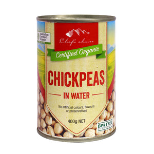 Organic Chickpeas in Water