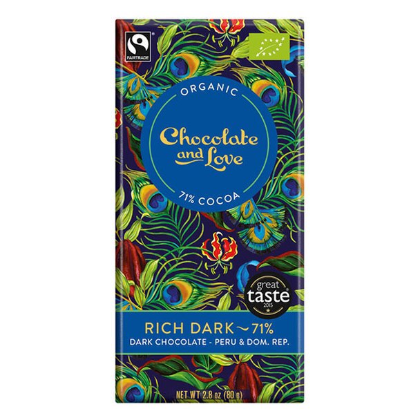 Rich Dark 71% - Dark Chocolate Peru & Dominican Republic
