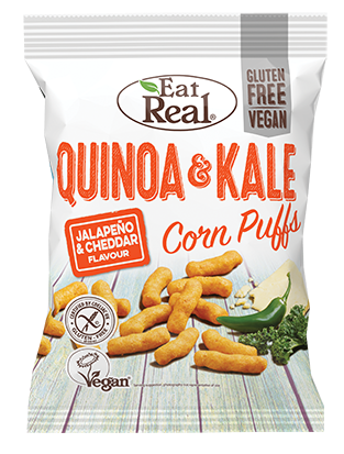 Jalapeno & Cheddar Quinoa & Kale Puffs 113g