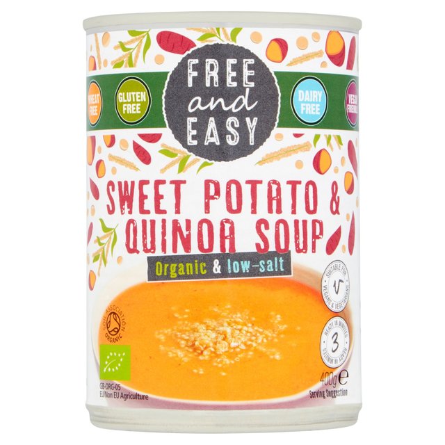 Organic Low Salt Sweet Potato & Quinoa Soup