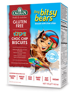 Itsy Bitsy Bears Choc Chip Cookies 175g