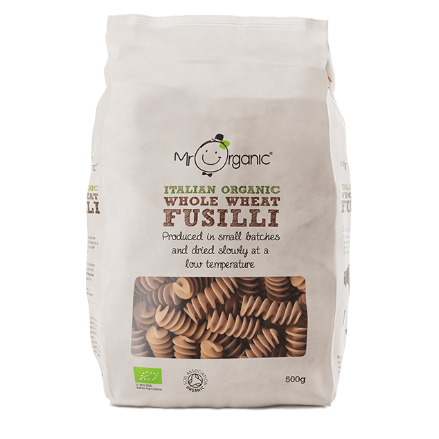 Mr Organic Whole Wheat Fusilli