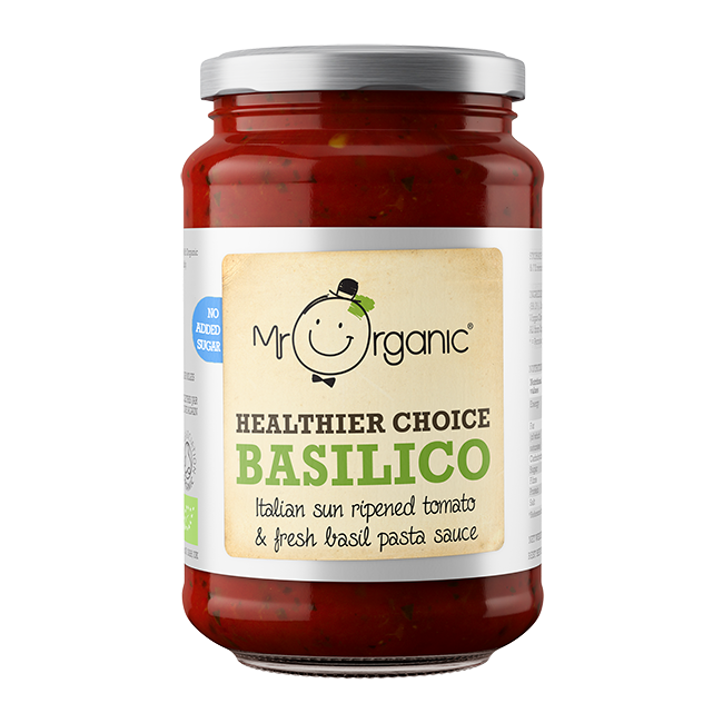 Mr. Organic Healthier Choice Basilico Pasta Sauce