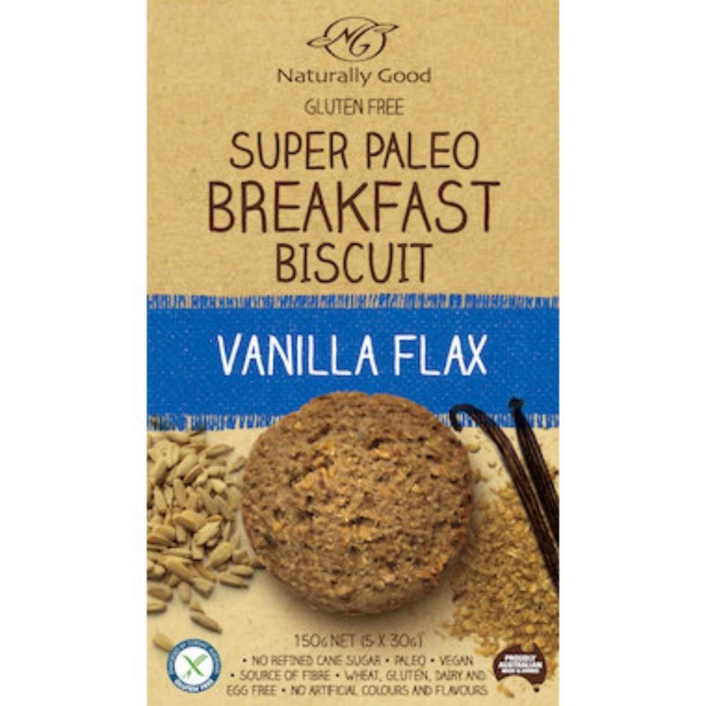 Breakfast Biscuit Paleo Vanilla Flax 150g