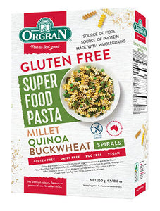 Superfood Pasta Spirals – Millet, Quinoa & Buckwheat