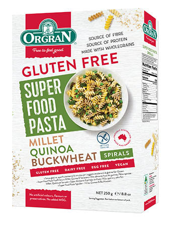 Superfood Pasta Spirals – Millet, Quinoa & Buckwheat