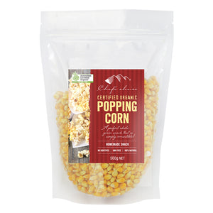 Organic Popping Corn 500g