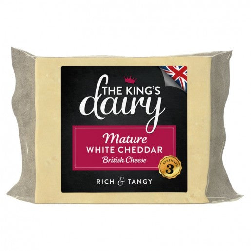 KINGS DAIRY MATURE WHITE CHEDDAR