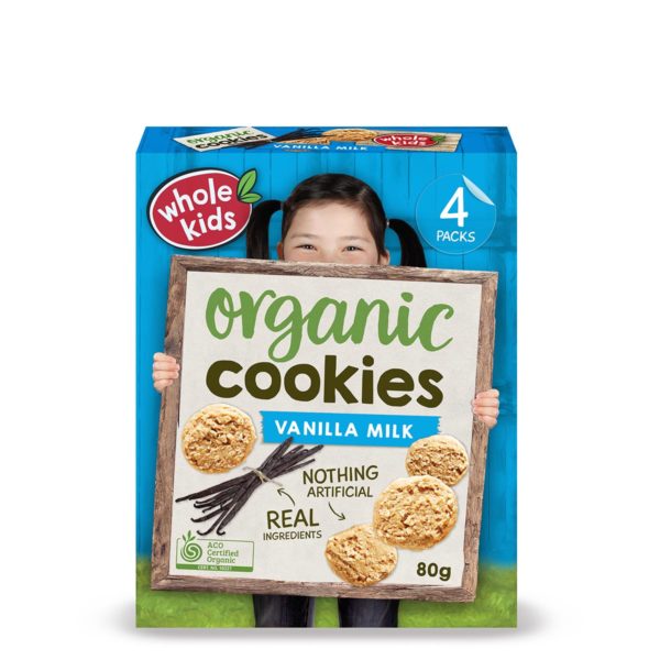 Organic Cookies -Vanilla Milk