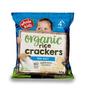Brown Rice Crackers-Sea Salt x 4 packs