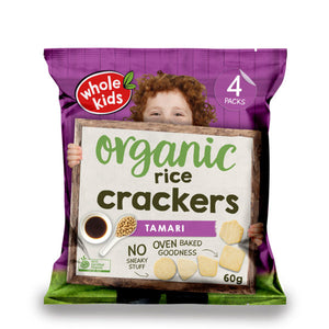 Brown Rice Crackers-Tamari x 4 packs