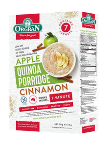Apple & Cinnamon quinoa porridge