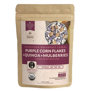 Organic Purple Corn-Quinoa Puffs-Mulberries Cereal