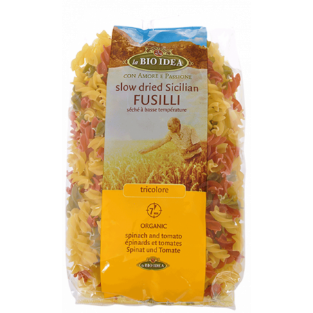 Organic Tricolour Fusilli