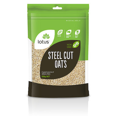 Oats Steel Cut (Lotus) 500g