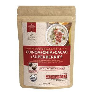 Organic Muesli Porridge (Quinoa-Chia-Cacao-Superberries)