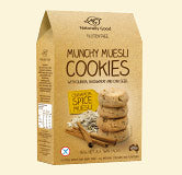 Munchy Muesli Cookies - Cinnamon Spice 160g