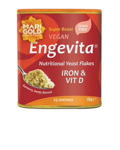 Engevita Iron & Vit D  Nutritional Yeast Flakes Red