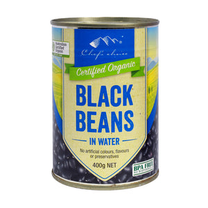 Organic Black Beans in water
